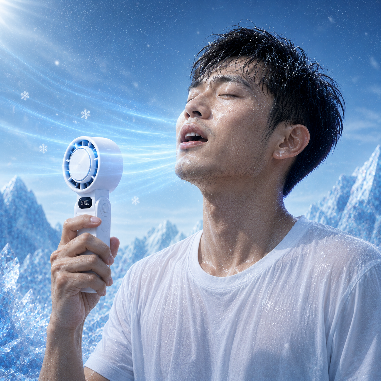 Stay Cool Anywhere - The Pocket-Sized Fan That Delivers Instant Relief