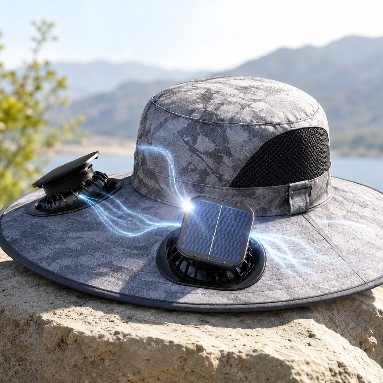 AeroShade - All-day shade. Built-in breeze.